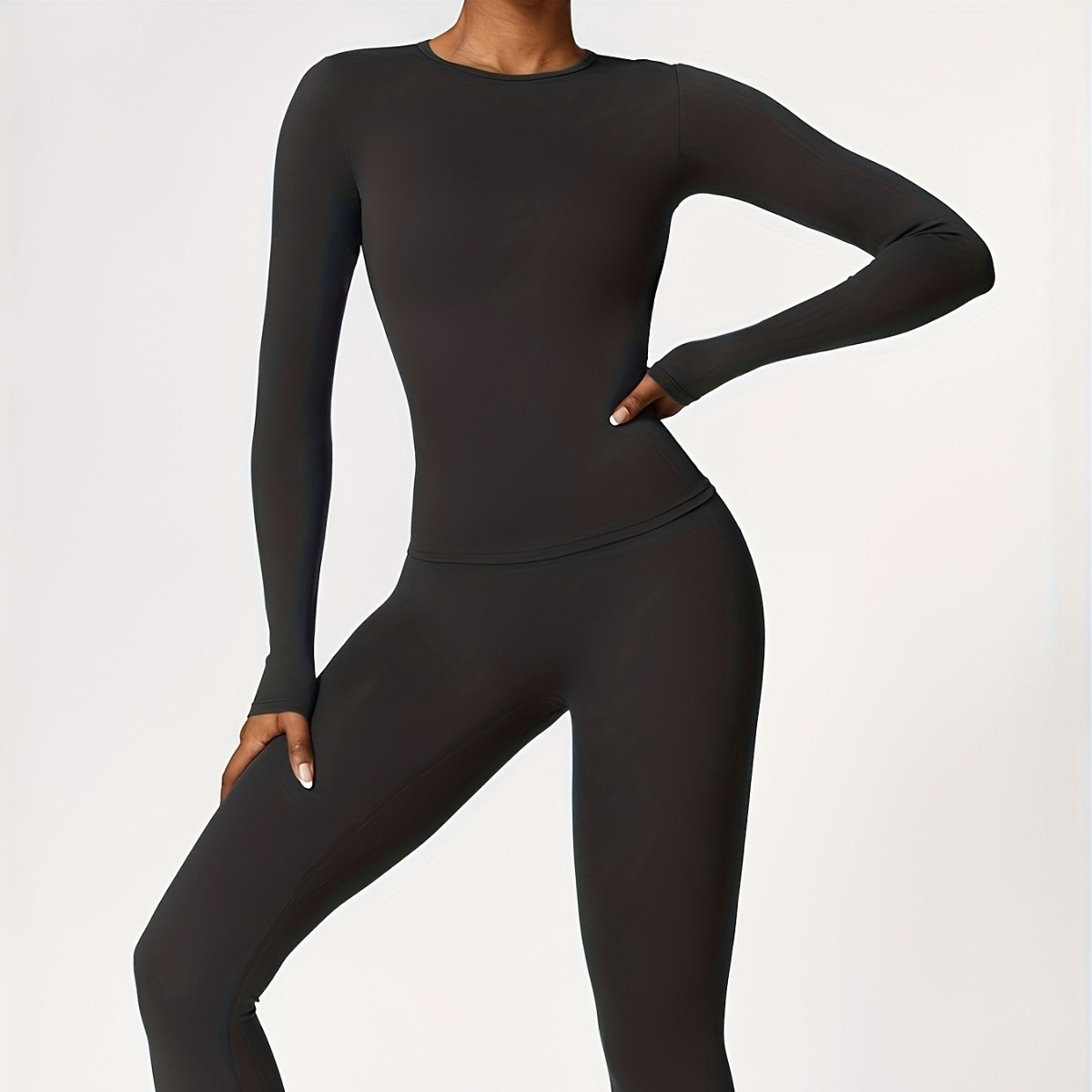 Winter Clothing Women'S - Obcisły strój do jogi, wyszczuplający, z