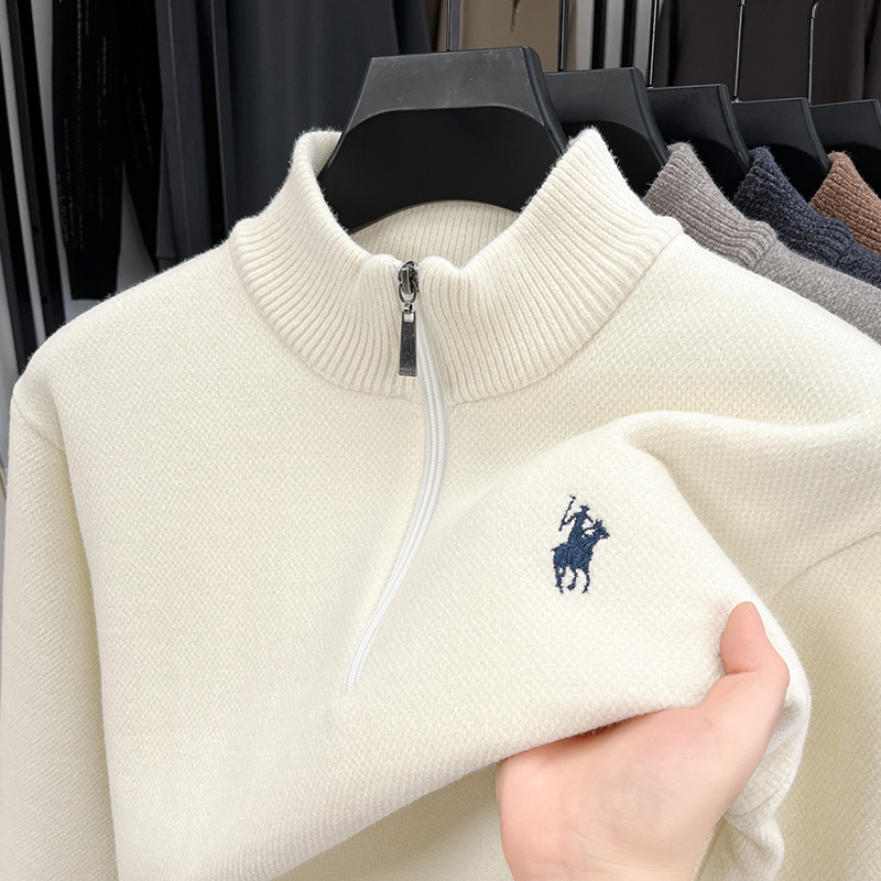 Winter Clothing Men Style - Zimowy sweter męski z dzianiny, z