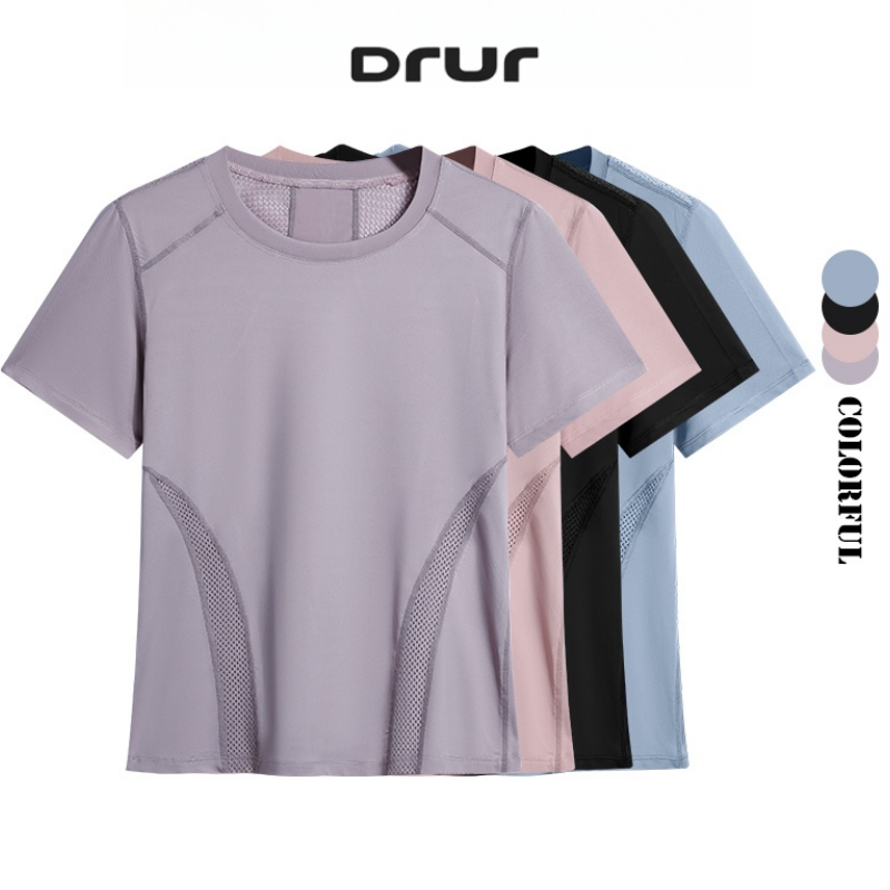 Winter Clothing Clearance - DRUR Letnia Lekka Koszulka do Biegania