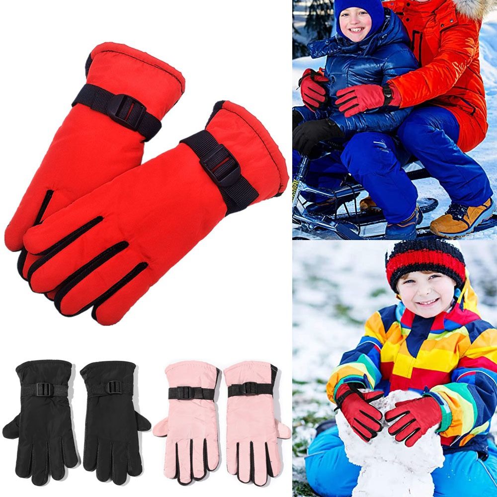 Waterproof Mitten Ski - Nowe dziecięce dorosłe zimowe ciepłe rękawiczki