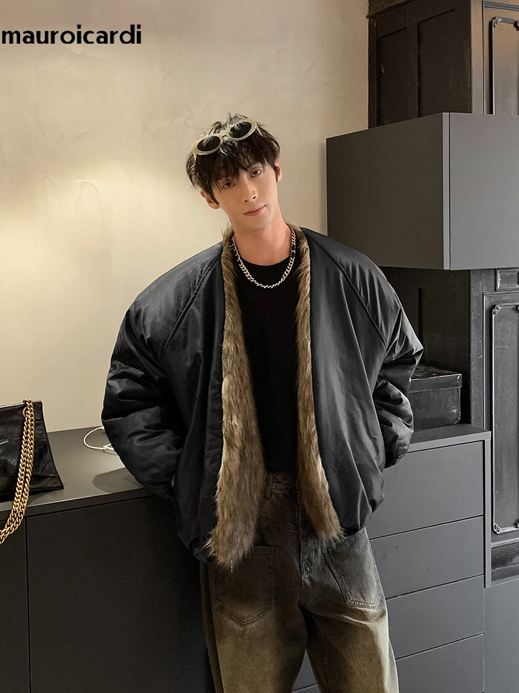 Winter Clothing Uae - Mauroicardi zimowa chłodna gruby typu oversize