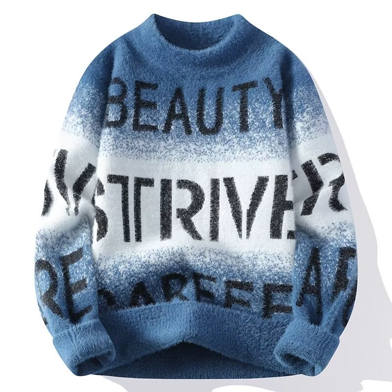 Jesienno-zimowe swetry męskie  – Winter Clothing Men Style recenzja i cena