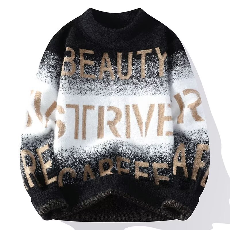 Jesienno-zimowe swetry męskie  – Winter Clothing Men Style recenzja i cena