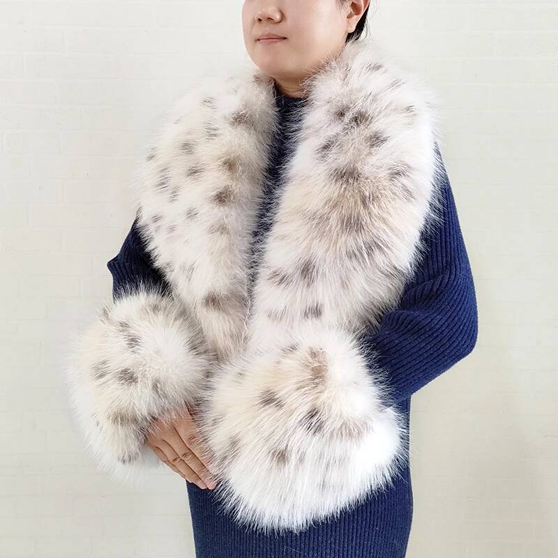 Duży szal damski z imitacji fu – Winter Clothing Online recenzja i cena