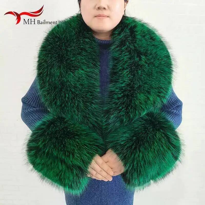 Duży szal damski z imitacji fu – Winter Clothing Online recenzja i cena