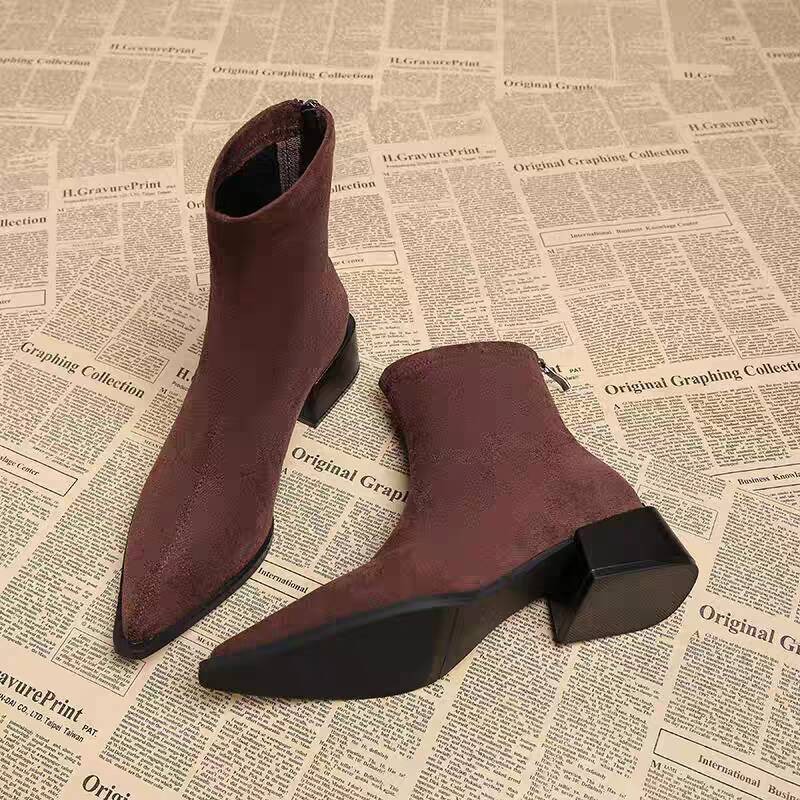 Nowe Damskie Botki na Niskim O – Winter Clothing Women'S recenzja i cena